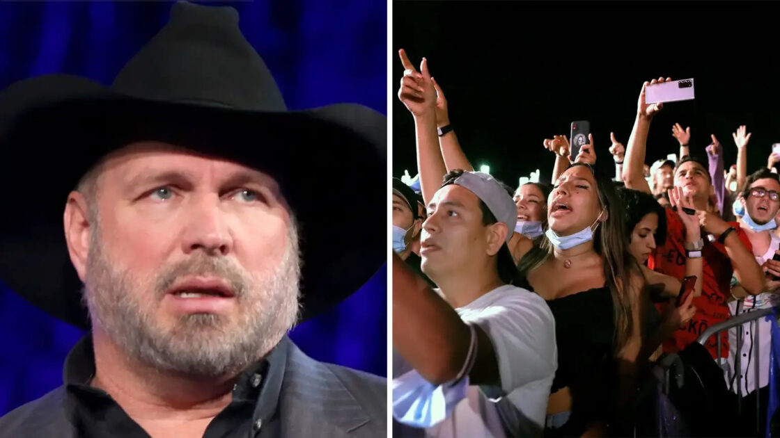 Breaking: Garth Brooks’ attempt to rap at a country music festival ends with boos.