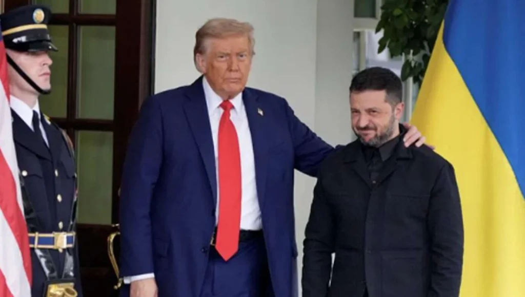 Trump awarded Nobel Prize for Zelenskyy’s suit transformation, per satirical Oslo committee reports.