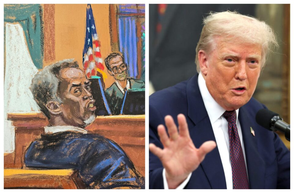 P Diddy’s leaked letter to Trump seeking a presidential pardon, per recent White House contact reports.